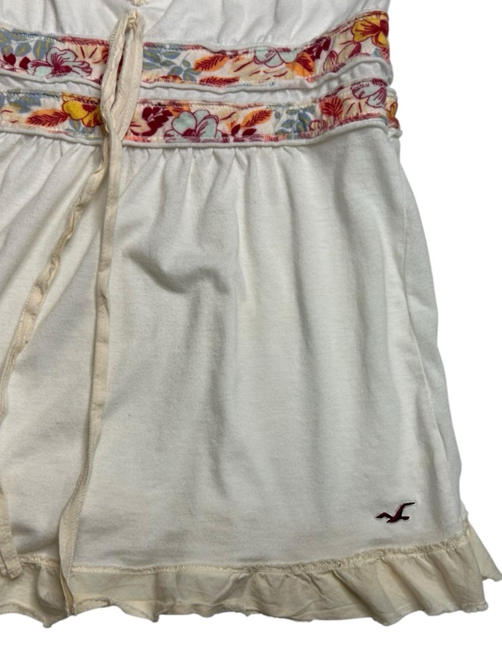 Y2K Hollister Coquette Lace Babydoll Tank Fairy Floral Empire Waist M - Picture 5 of 15